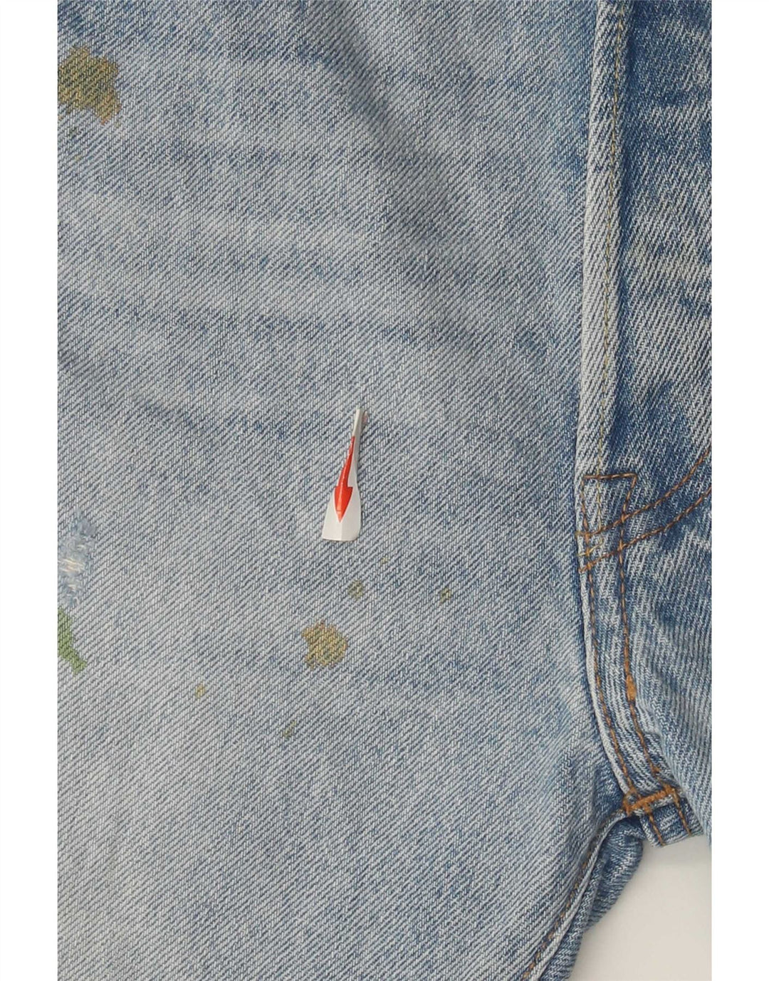 Męskie jeansy Levi's 501 w trudnej sytuacji W30 L34 Niebieska bawełna