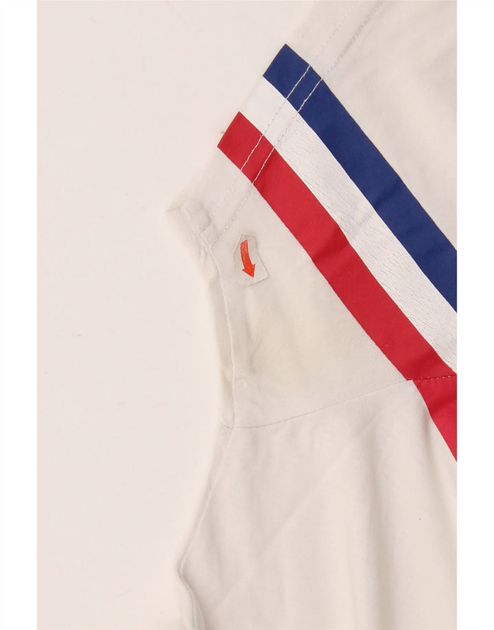 Męska koszulka z grafiką Alpha Industries, bawełniana w średnie białe paski