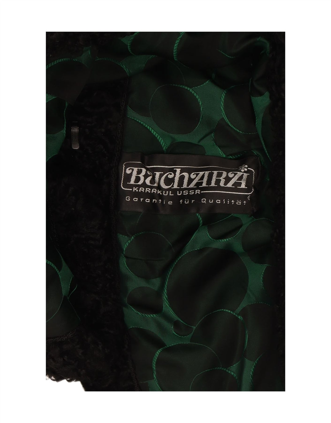 BUCHARA Womens Fur Overcoat UK 10 Small Black Karakul Vintage Buchara and Second-Hand Buchara from Messina Hembry 