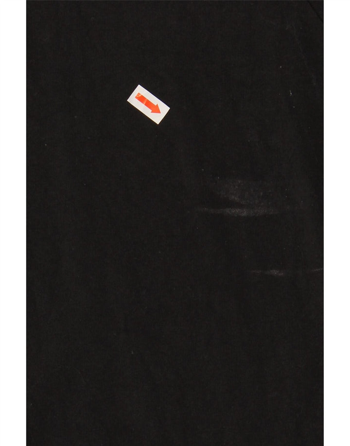 Damski top ADIDAS z długim rękawem, UK 16/18, duży, czarny, bawełniany