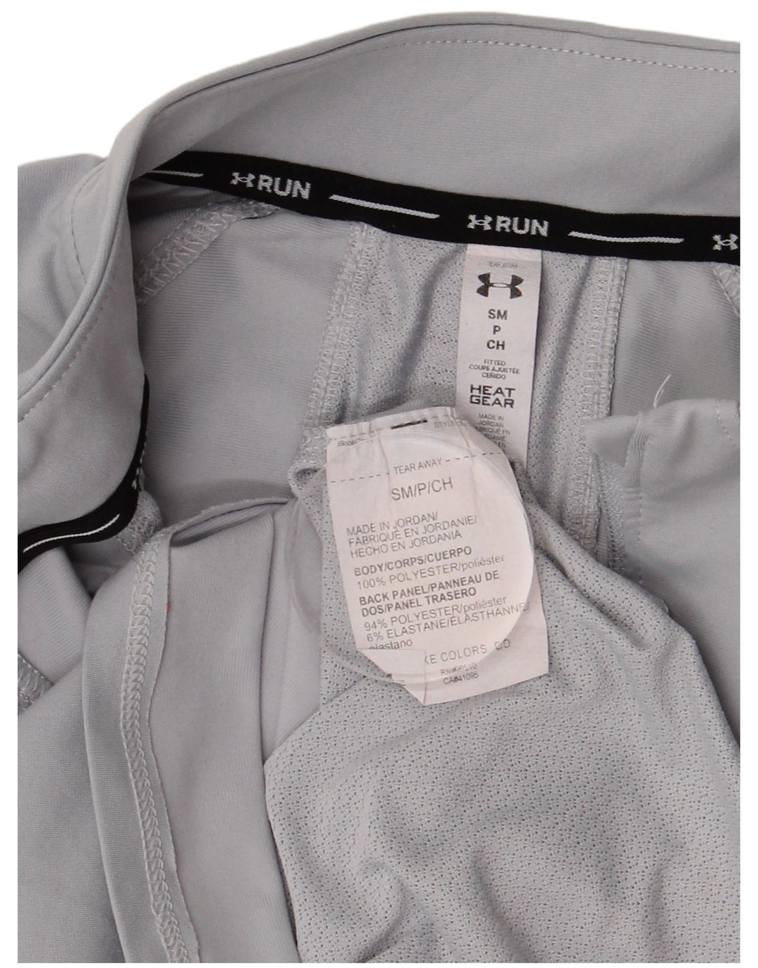 Damski top dresowy UNDER ARMOUR Heat Gear, UK 10, mały, szary