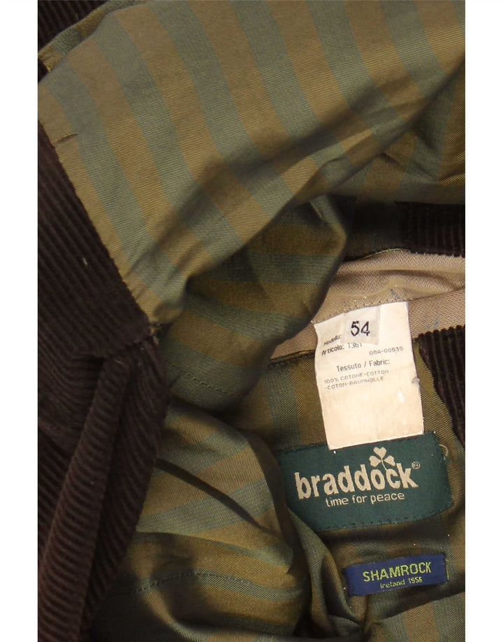 Męska kurtka sztruksowa Braddock IT 54 2XL brązowa bawełniana