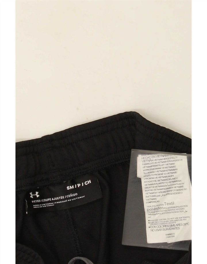 Męskie spodnie dresowe Under Armour, małe, czarne, poliestrowe