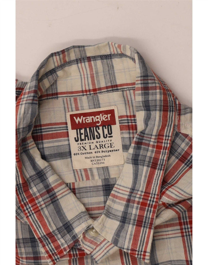Koszula męska Wrangler 3XL, bawełniana, wielokolorowa krata