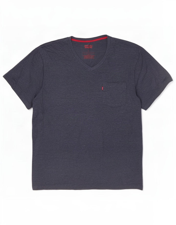 Koszulka męska Levi's Top XL, granatowa, bawełniana