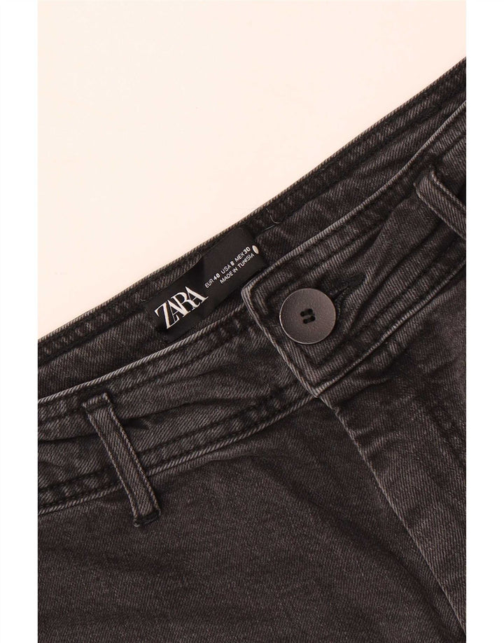 Damskie jeansy z szeroką nogawką Zara EU 40 Medium W30 L29 Czarne