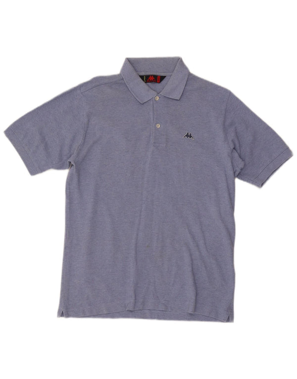 Kappa Mens Polo Shirt Small Blue Cotton