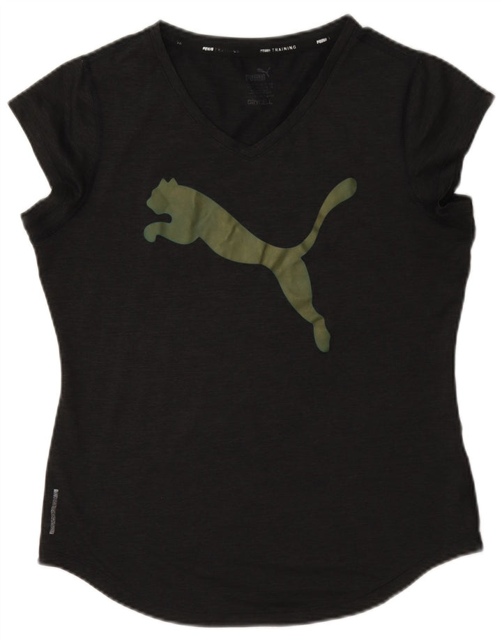 Damska koszulka z grafiką Puma Top UK 12 Medium Grey