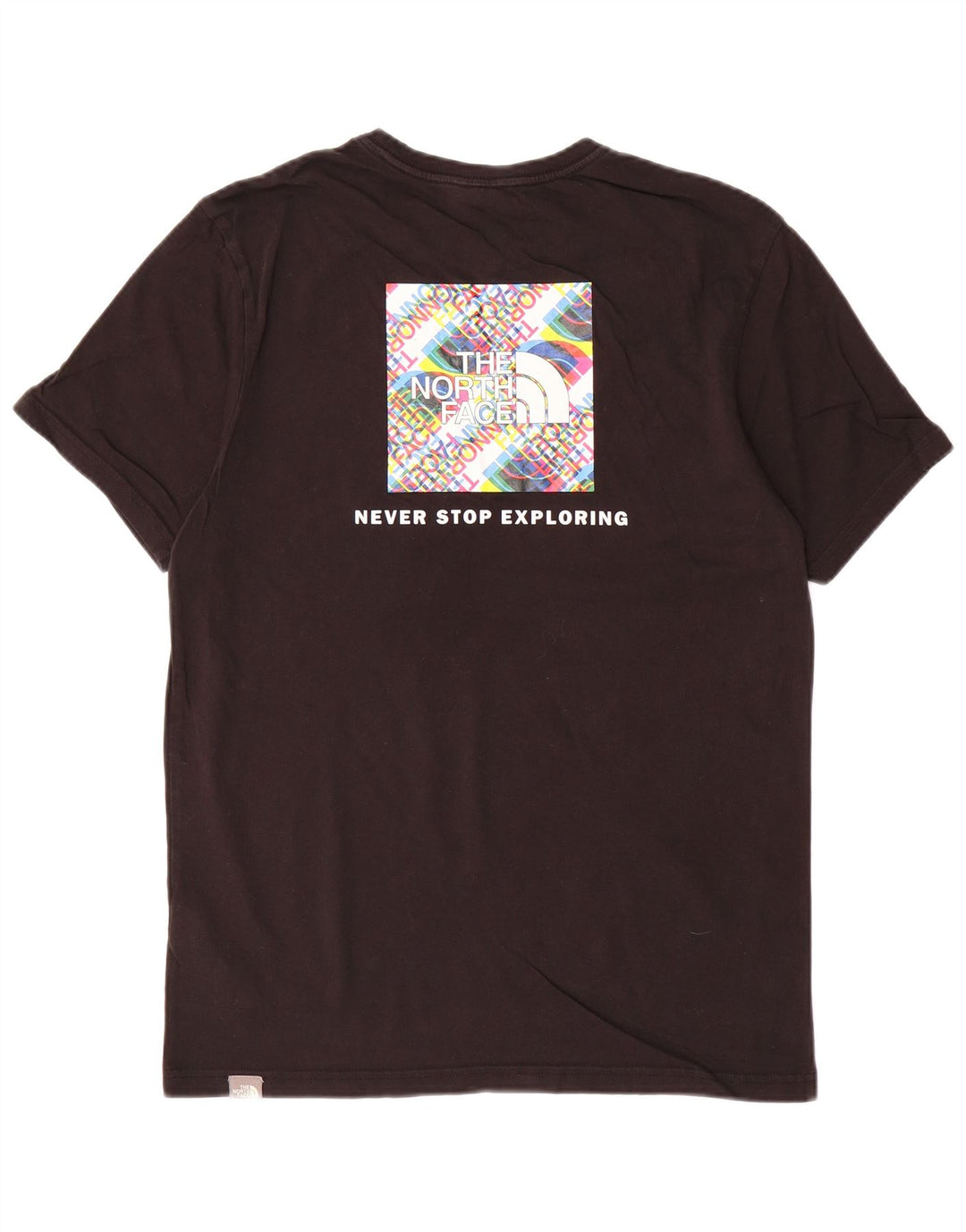 Męska koszulka z grafiką THE NORTH FACE, bawełniana, średnia, czarna