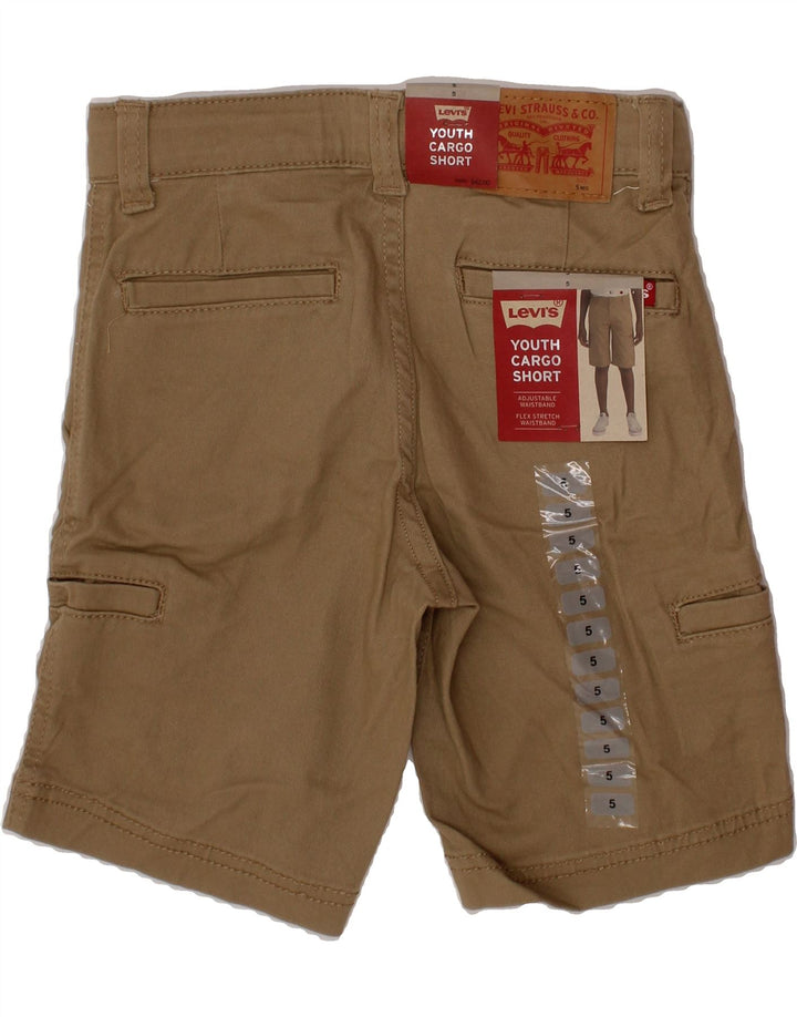 LEVI'S Girls Cargo Shorts 4-5 Years W22  Beige Cotton Vintage Levi's and Second-Hand Levi's from Messina Hembry 