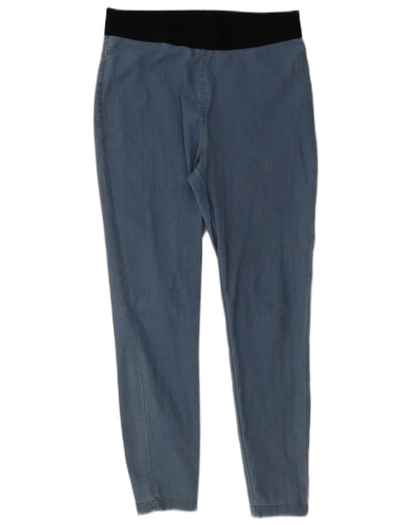 Marks & Spencer Womens Jegging Jeans UK 12 Medium W30 L26 Blue Colourblock