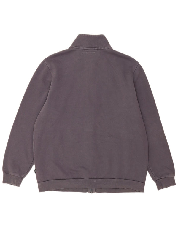 Puma Mens Tracksuit Top Jacket Large Grey Cotton