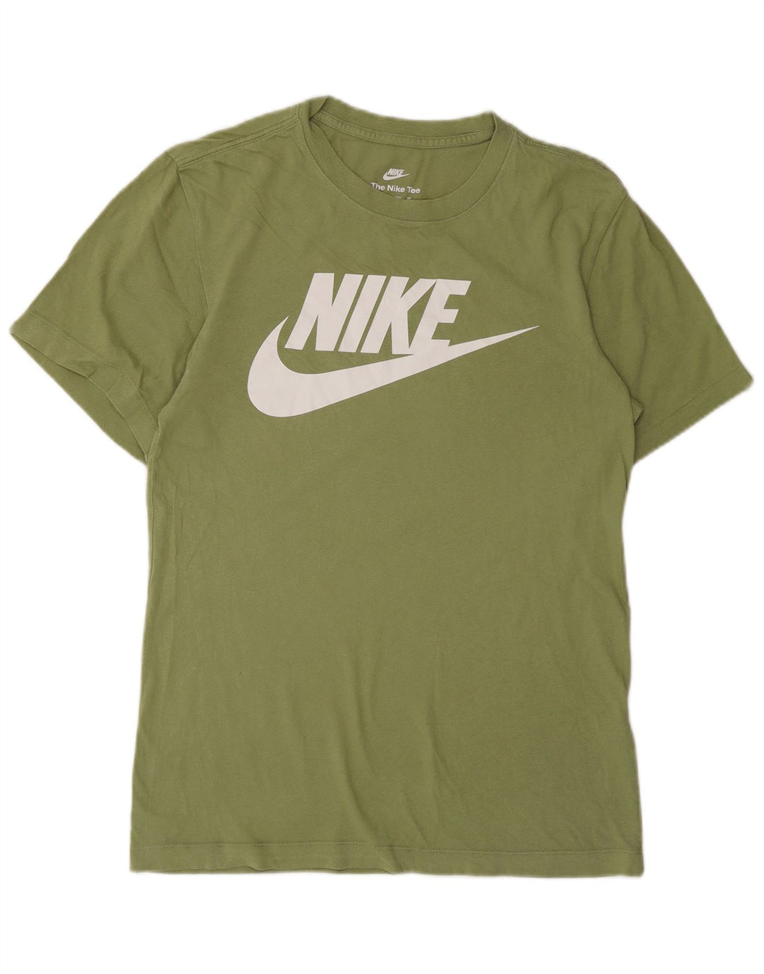 Męski T-shirt z grafiką NIKE Top XS, zielony, bawełniany