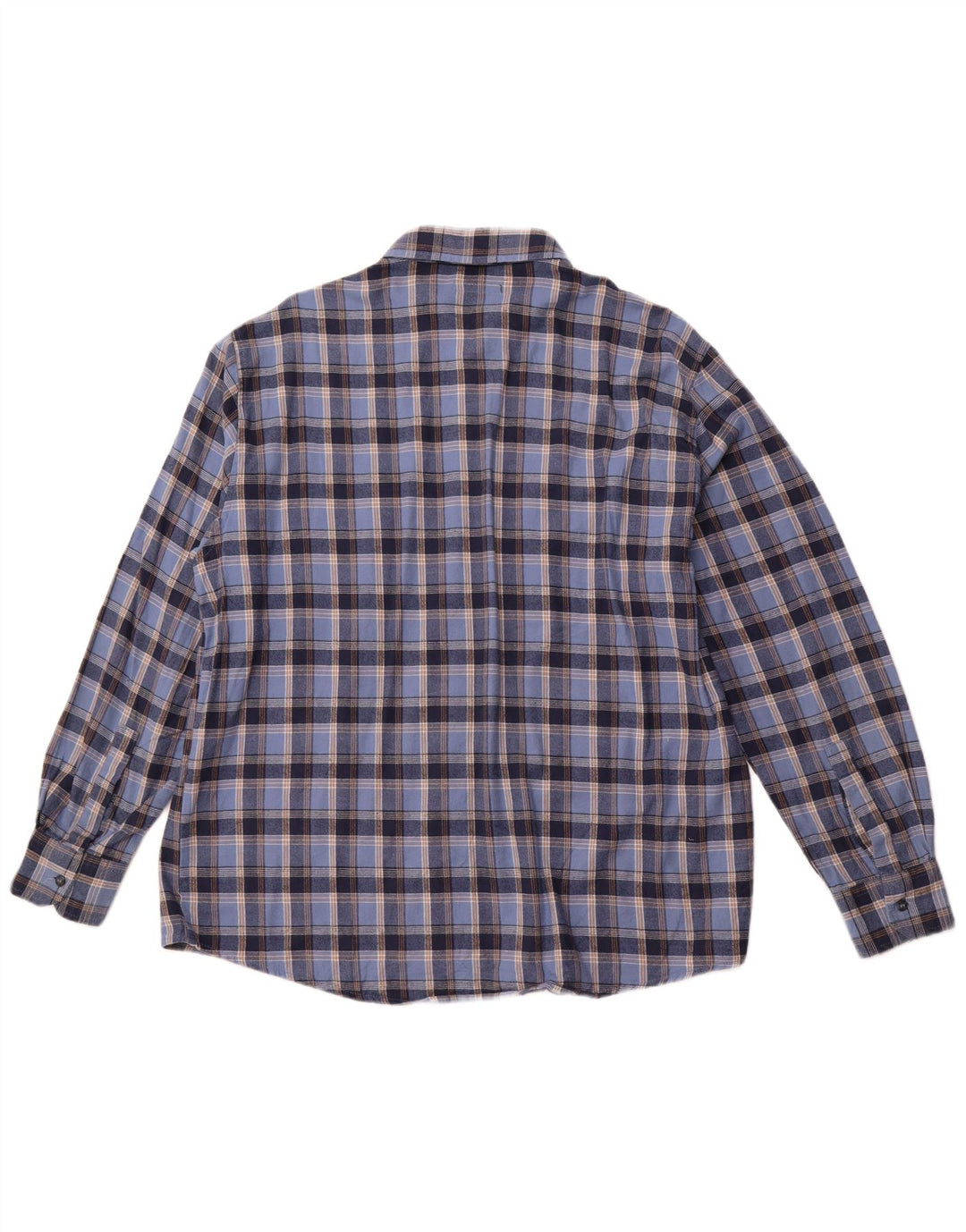 Koszula flanelowa męska SEA BARRIER XL, bawełniana w niebieską kratkę