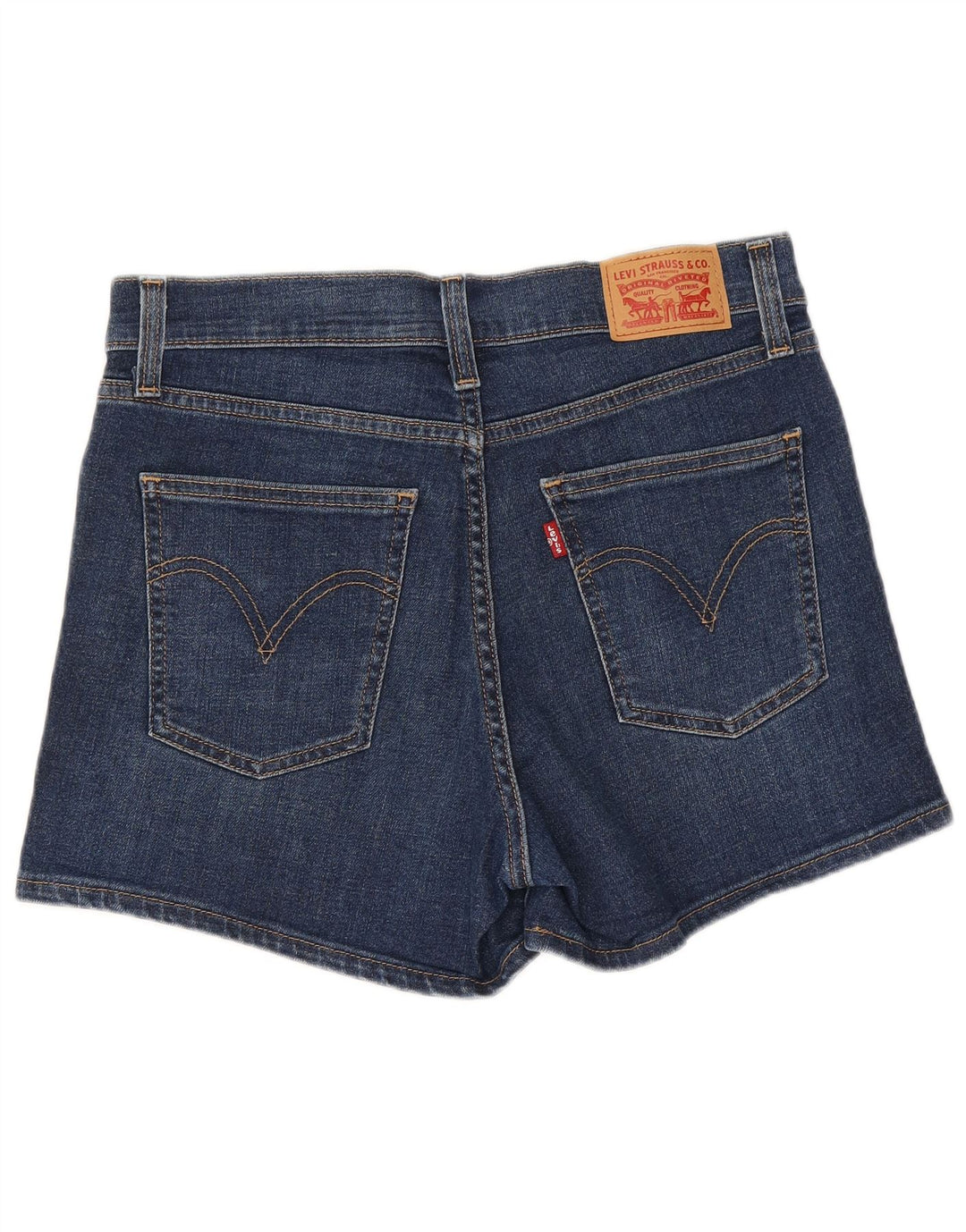 Damskie spodenki jeansowe Levi's W28 Średni niebieski, bawełniany