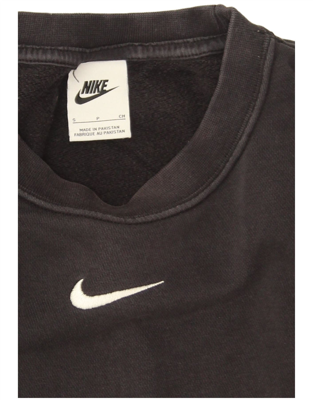 Męska bluza dresowa Nike o luźnym kroju, mała, czarna, bawełniana