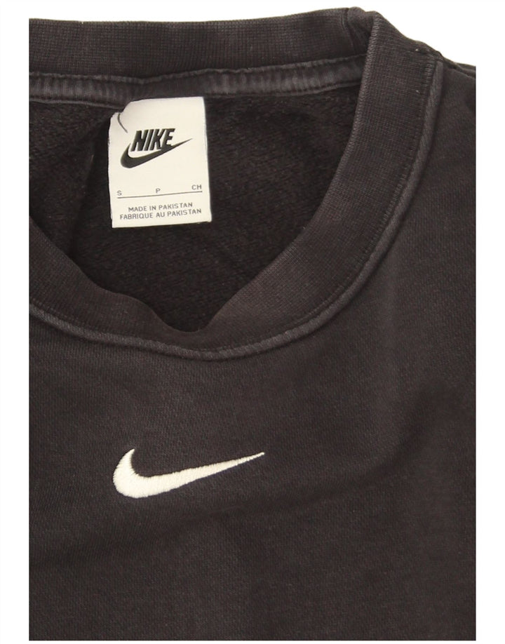 Męska bluza dresowa Nike o luźnym kroju, mała, czarna, bawełniana