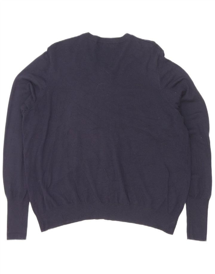 Sweter damski Marks & Spencer UK 16, duży, granatowy