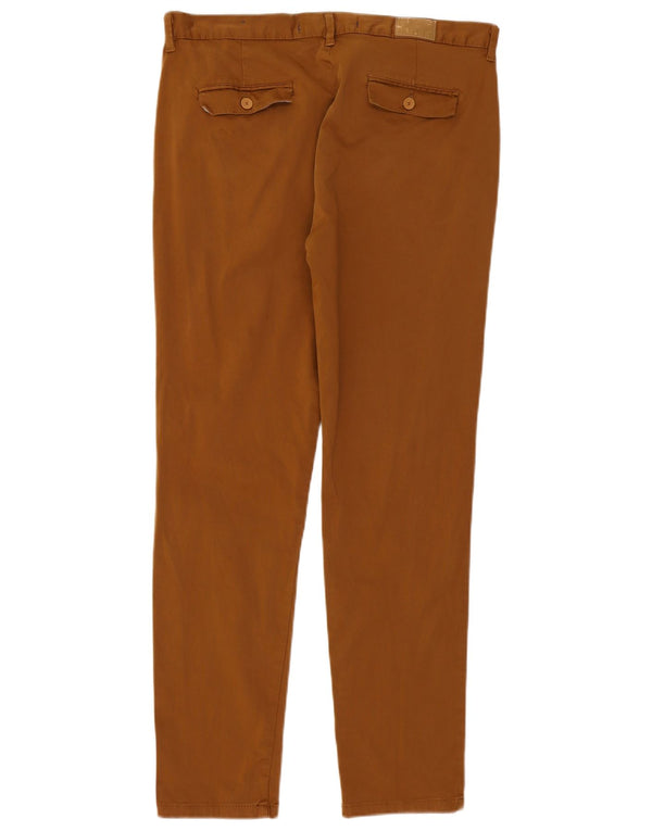 Męskie spodnie chino Zara EU 44 Large W34 L30 brązowe