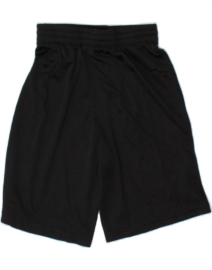RUSSELL ATHLETIC Boys Sport Shorts 10-11 Years Medium Black Polyester Vintage Russell Athletic and Second-Hand Russell Athletic from Messina Hembry 