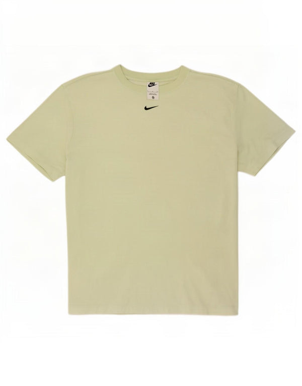 T-shirt męski Nike, mały, zielony, bawełniany
