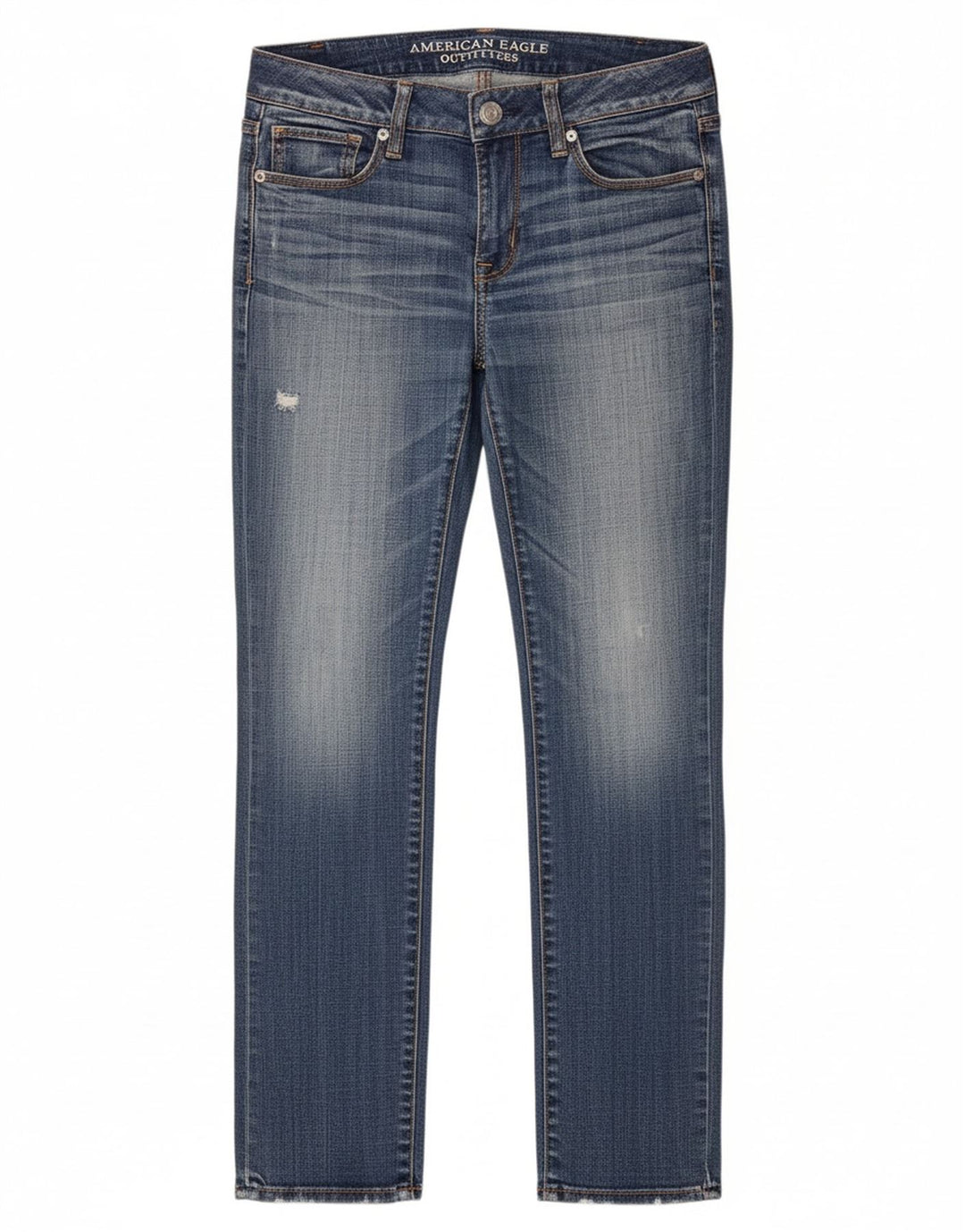 AMERICAN EAGLE Womens Skinny Jeans US 6 Medium W32 L31 Blue Cotton