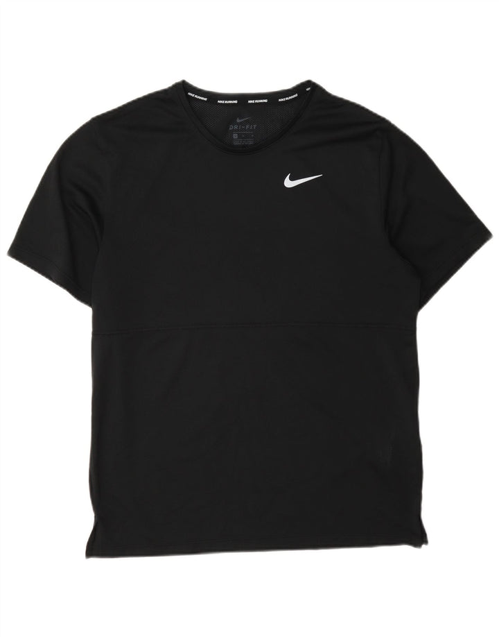 Męska koszulka Nike Dri Fit z prześwitującym topem, średni czarny poliester