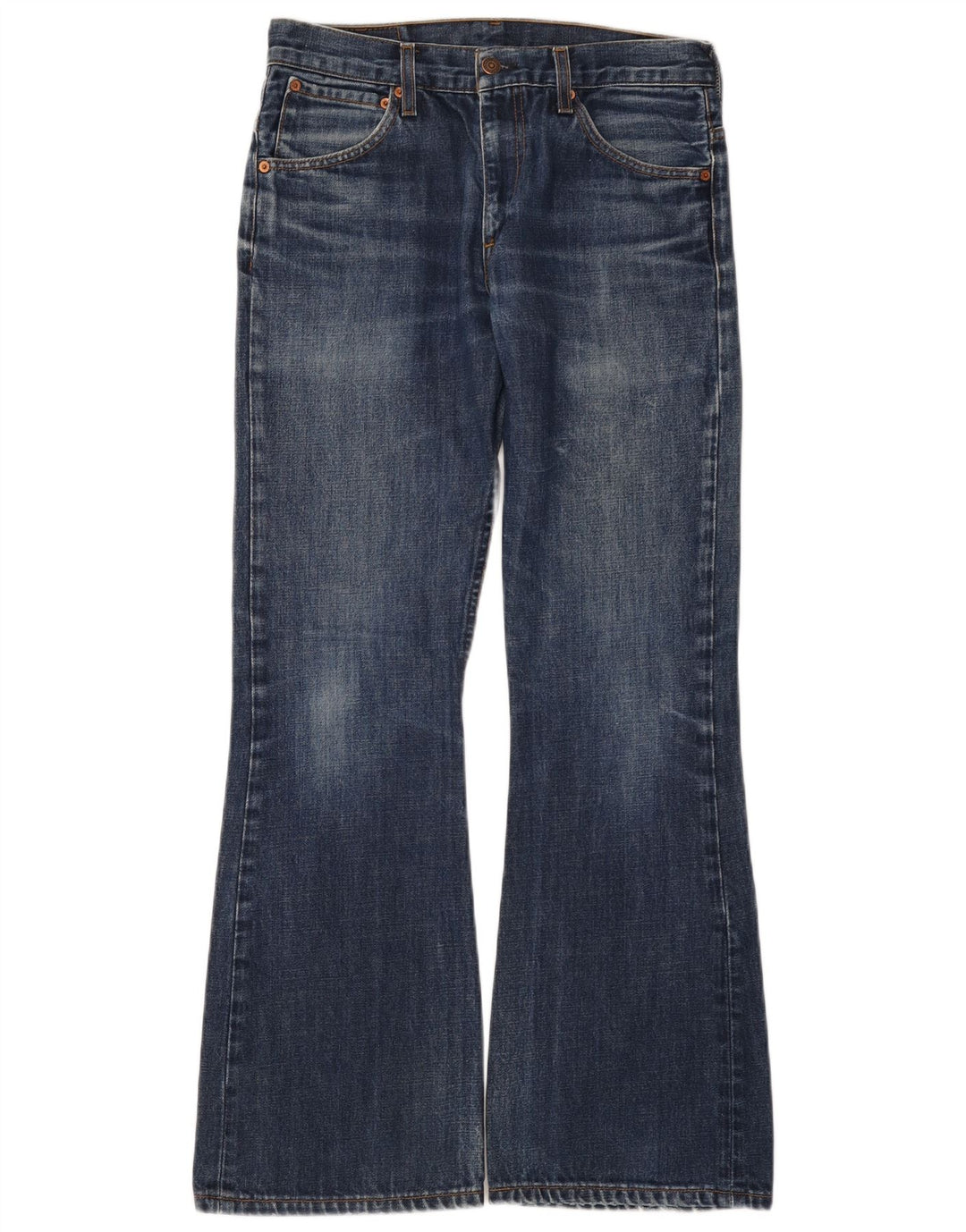 Damskie jeansy Levi's 516 Flared W31 L32 Niebieskie bawełniane