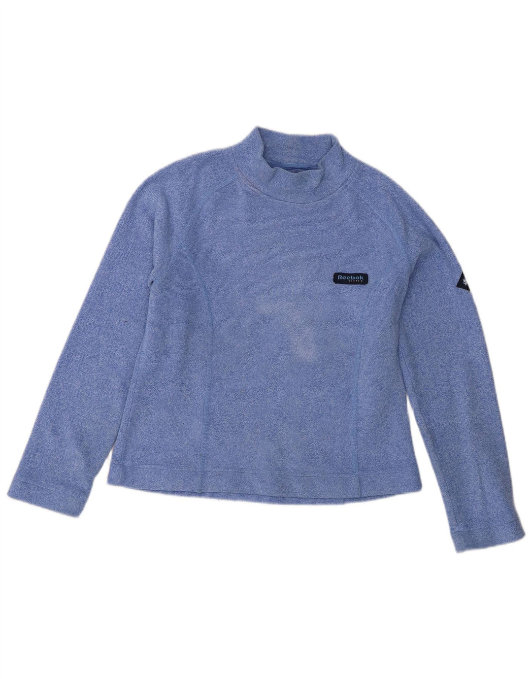 Damska bluza dresowa Reebok UK 12, średni niebieski, poliester