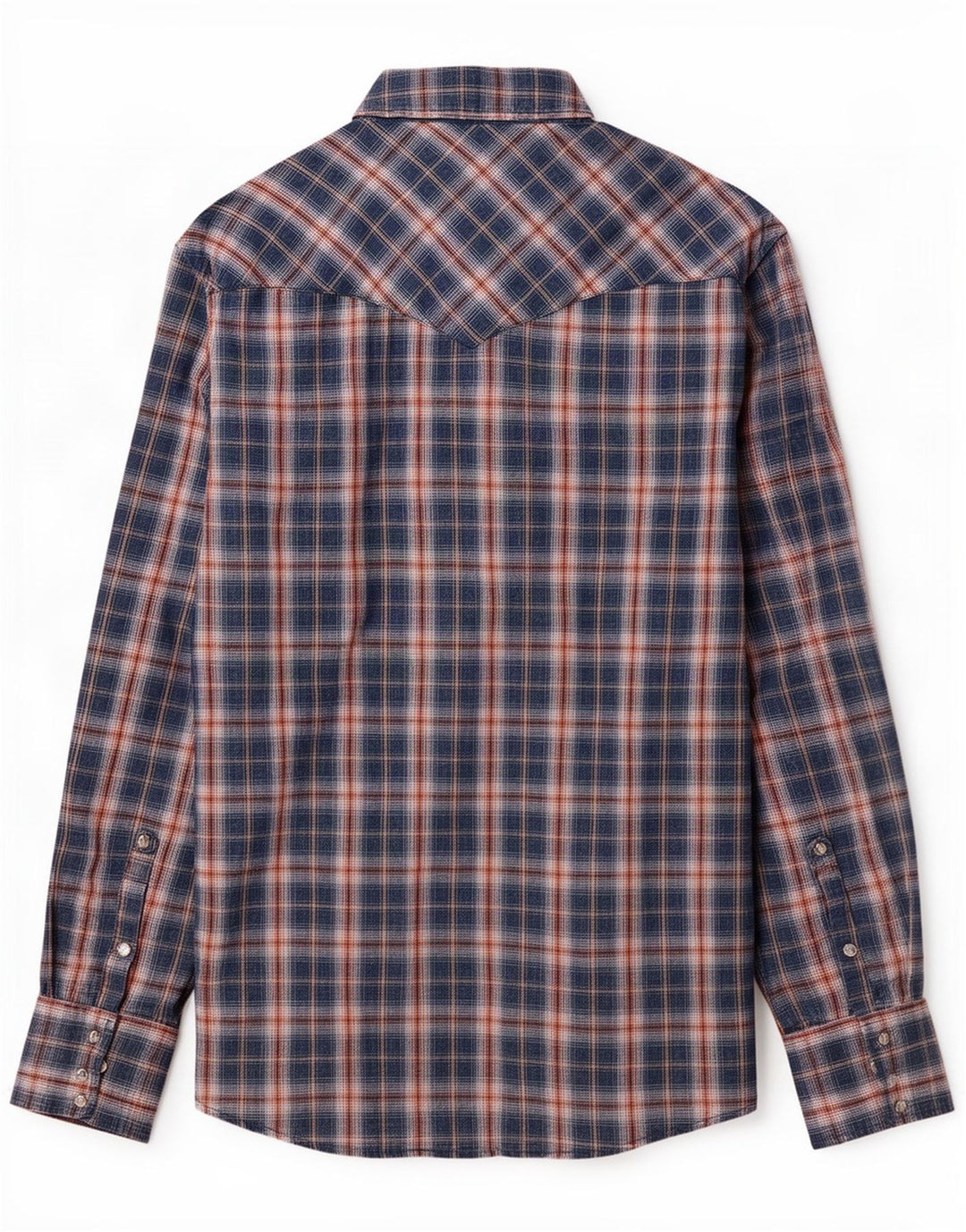 Męska koszula flanelowa Wrangler w dużą niebieską kratkę