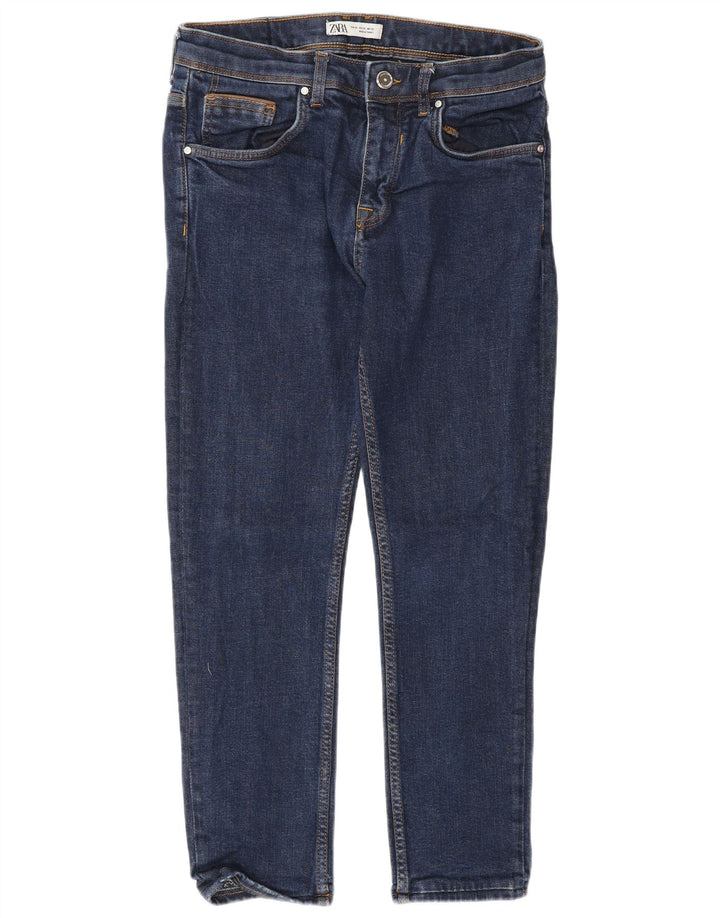 Jeansy męskie Zara Slim EU 42 Large W32 L26 Niebieskie