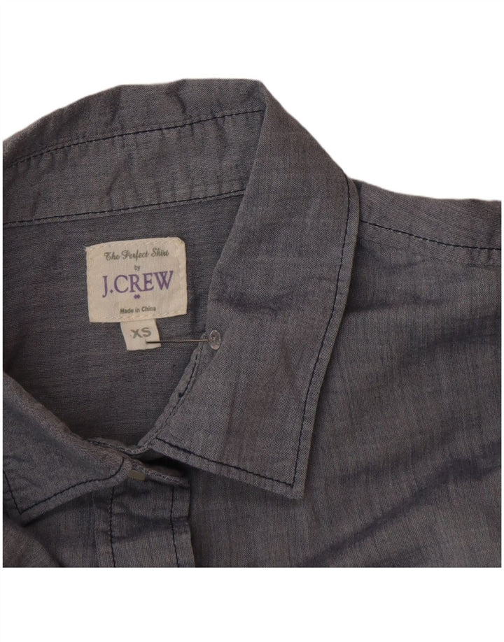 Damska koszula oversize J. Crew UK 6 XS, szara bawełna