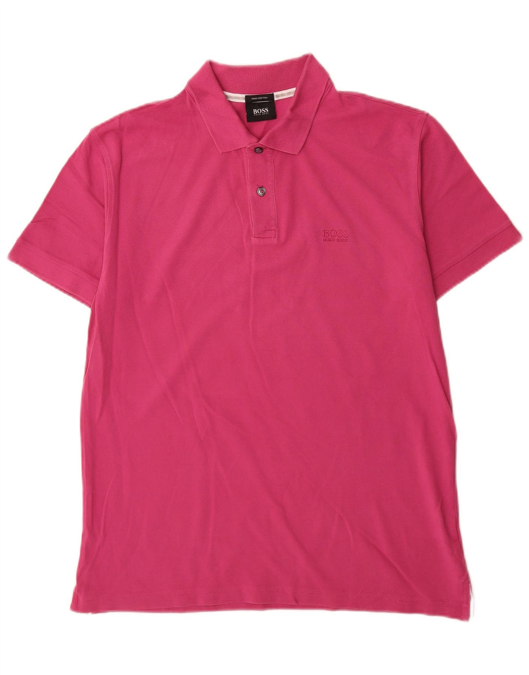 Męska koszulka polo Hugo Boss, duża, różowa, bawełniana