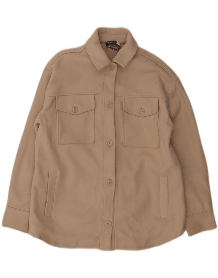 Damska kurtka bomberka oversize MINT VELVET UK 14 w kolorze średniego beżu, akrylu