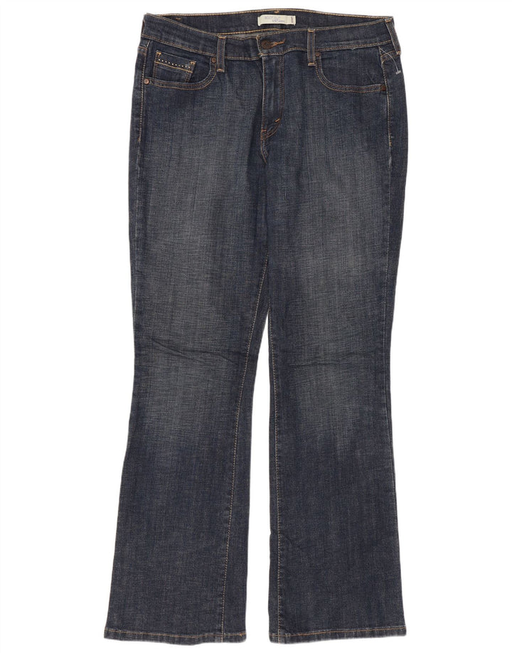 Dżinsy damskie LEVI'S 515 Bootcut US 12 Large W34 L32 Granatowa bawełna