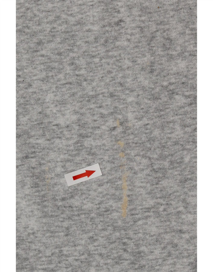 Damska bluza z grafiką Tommy Hilfiger UK 14, średnia, szara, nakrapiana