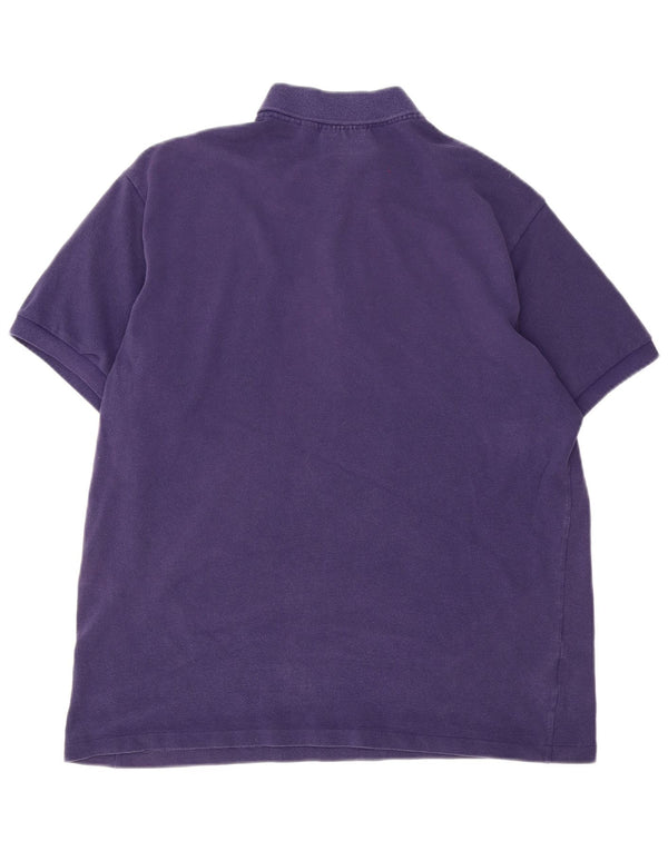Męska koszulka polo Lacoste o klasycznym kroju, rozmiar 6 XL, fioletowa bawełna