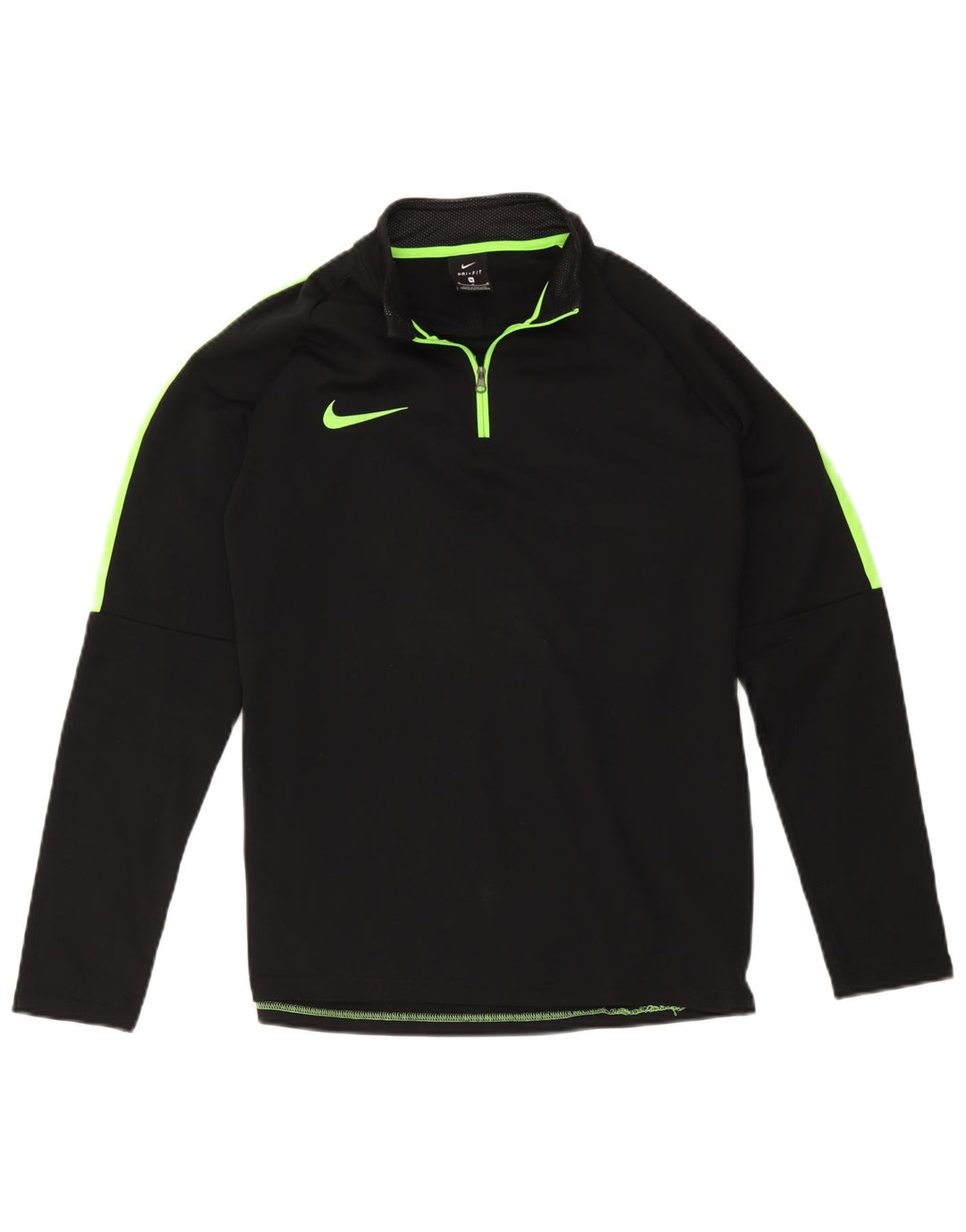 Męski dres Nike Dri Fit z zamkiem błyskawicznym na szyi i średnim czarnym kolorem