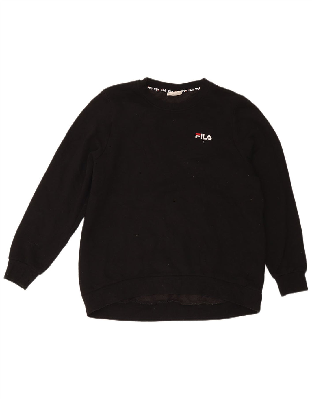 Sweter damski Fila UK 14, duży, czarny, bawełniany