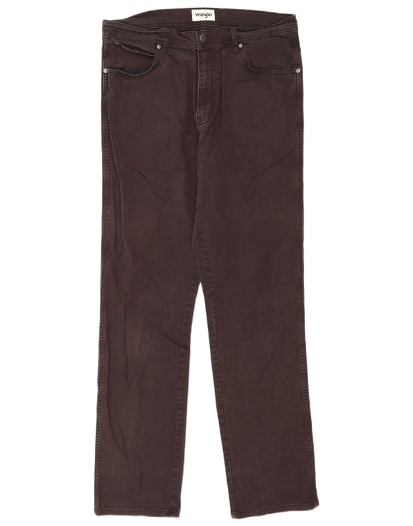 Męskie jeansy Wrangler Texas Straight W34 L34 Szara bawełna