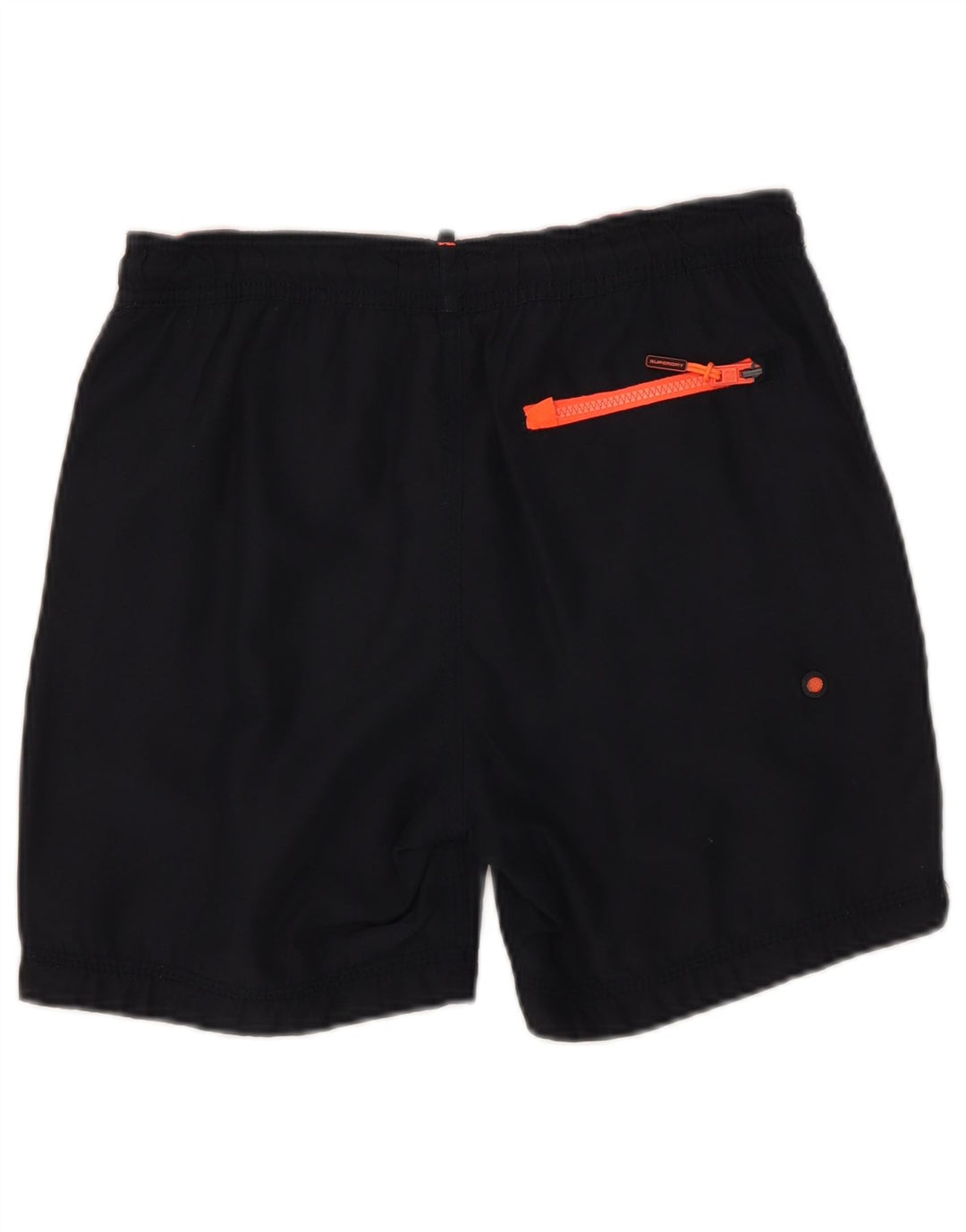 Damskie spodenki kąpielowe Superdry Graphic UK 10, małe, granatowe, poliestrowe