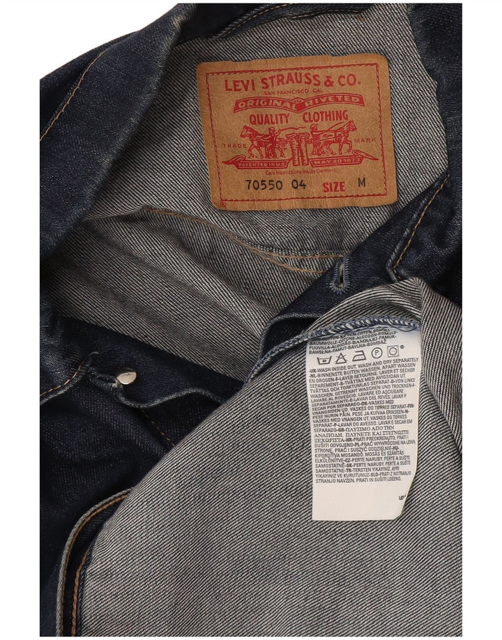Męska kurtka dżinsowa Levi's UK 38, średnia niebieska, bawełniana