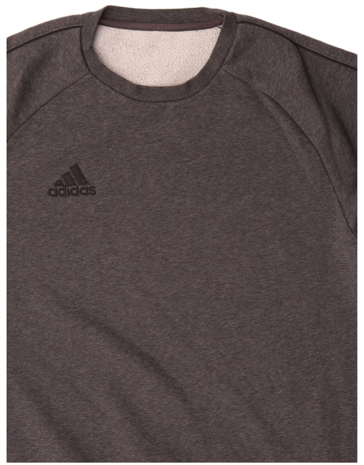 Bluza męska Adidas, mała, szara, bawełniana