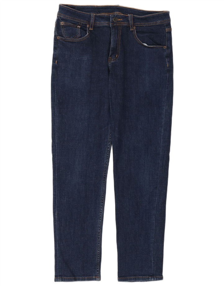 Męskie jeansy Levi's Slim W32 L27 Granatowa bawełna