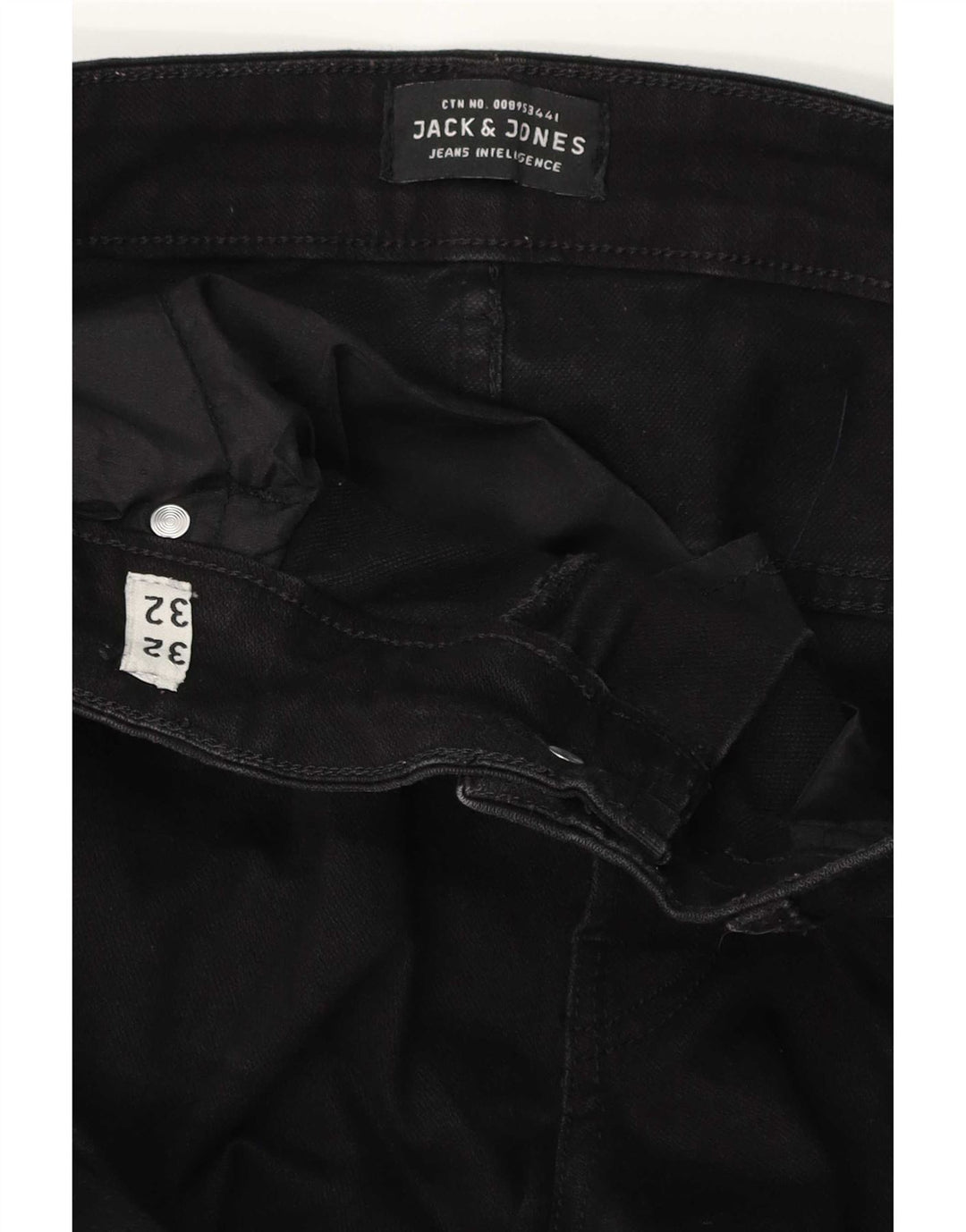 Męskie jeansy slim fit Jack & Jones W32 L32 czarne