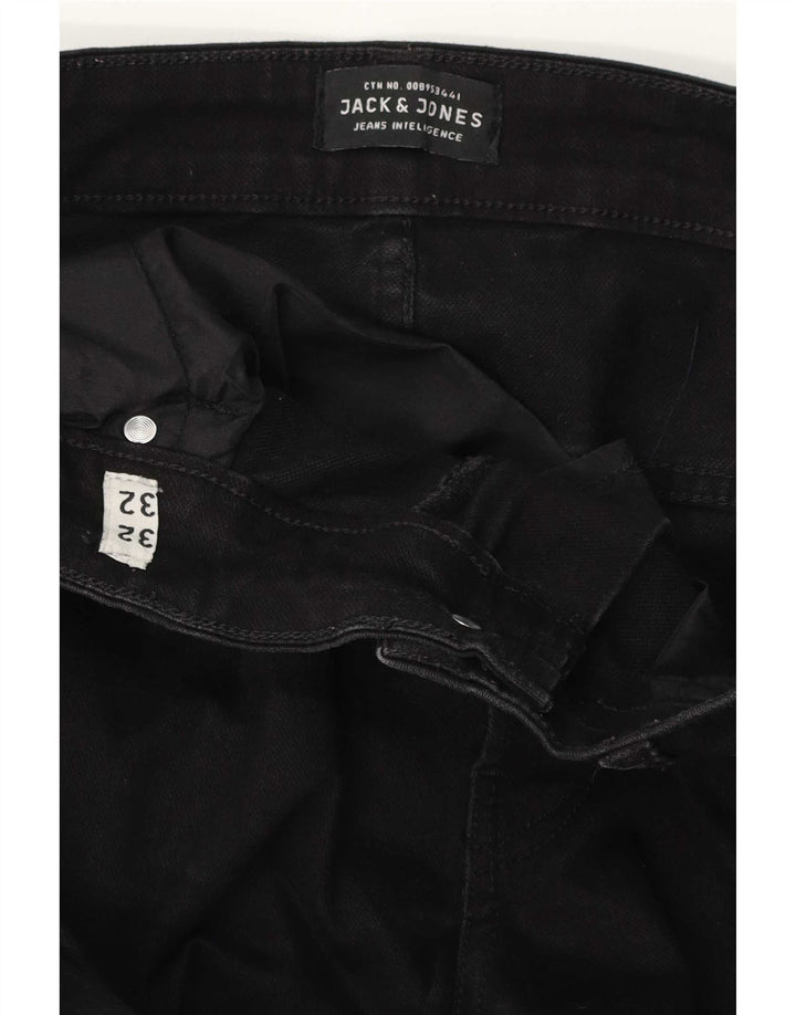 Męskie jeansy slim fit Jack & Jones W32 L32 czarne