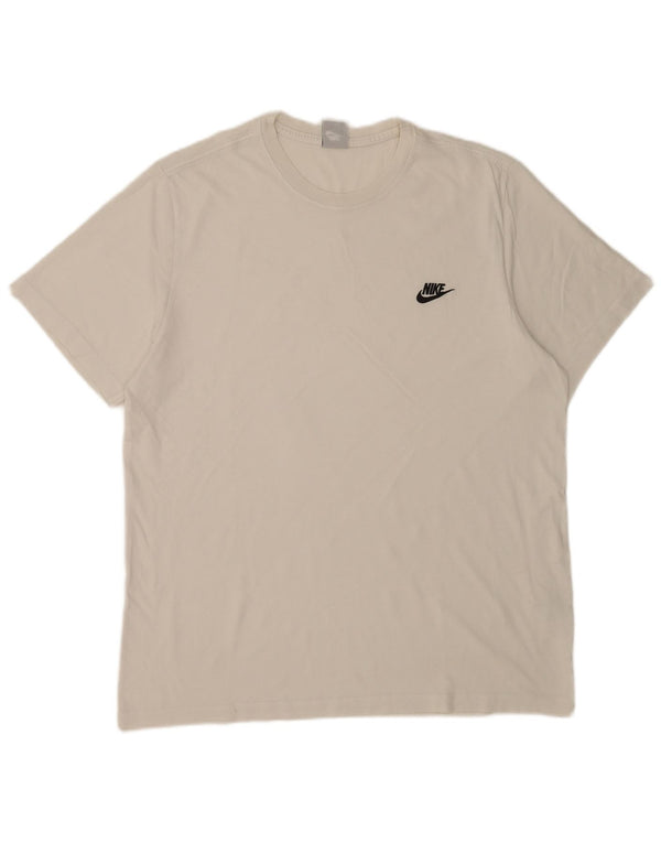 Koszulka męska Nike XL, biała, bawełniana