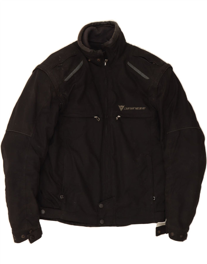 DAINESE Mens Racer Jacket IT 48 Medium Black Vintage Dainese and Second-Hand Dainese from Messina Hembry 