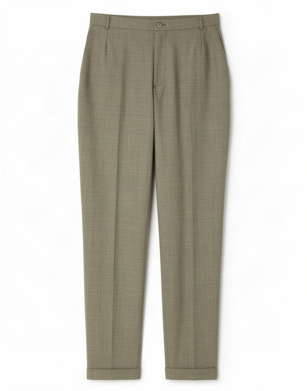 Max&Co. Damskie zwężane spodnie codzienne z wysokim stanem UK 16 Large W32 L30 Green
