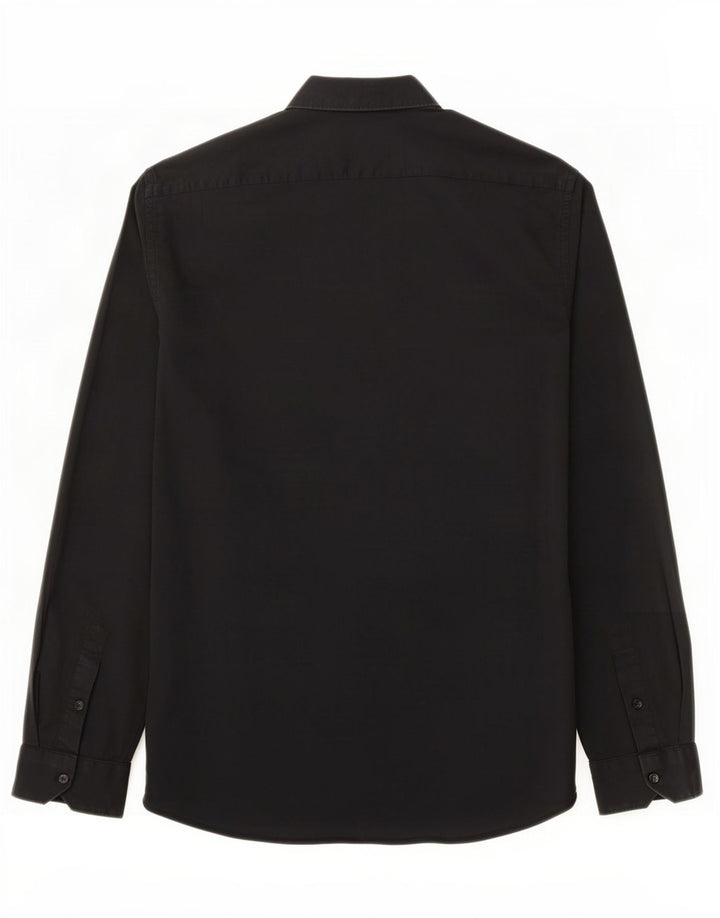Męska koszula Super Slim Fit Zara, duża, czarna, bawełniana